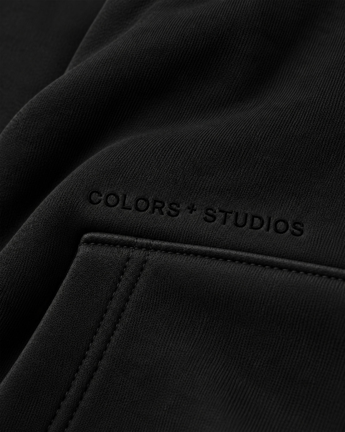 TEST_COLORSxSTUDIOS HOODIE - BLACK