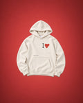 I LOVE HOODIE - PEARL CANVAS